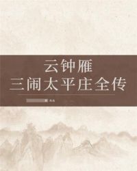 云钟雁三闹太平庄全传 佚名封面